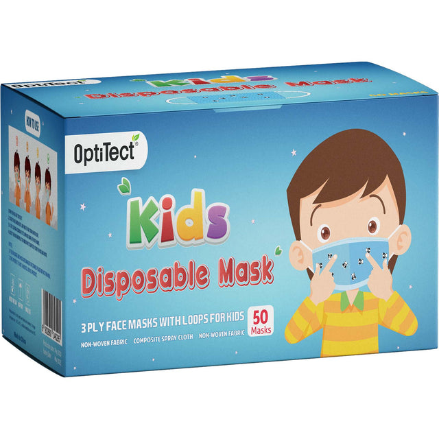 Kids Disposable Face Mask, 50 Pcs (Optitect) - Optitect