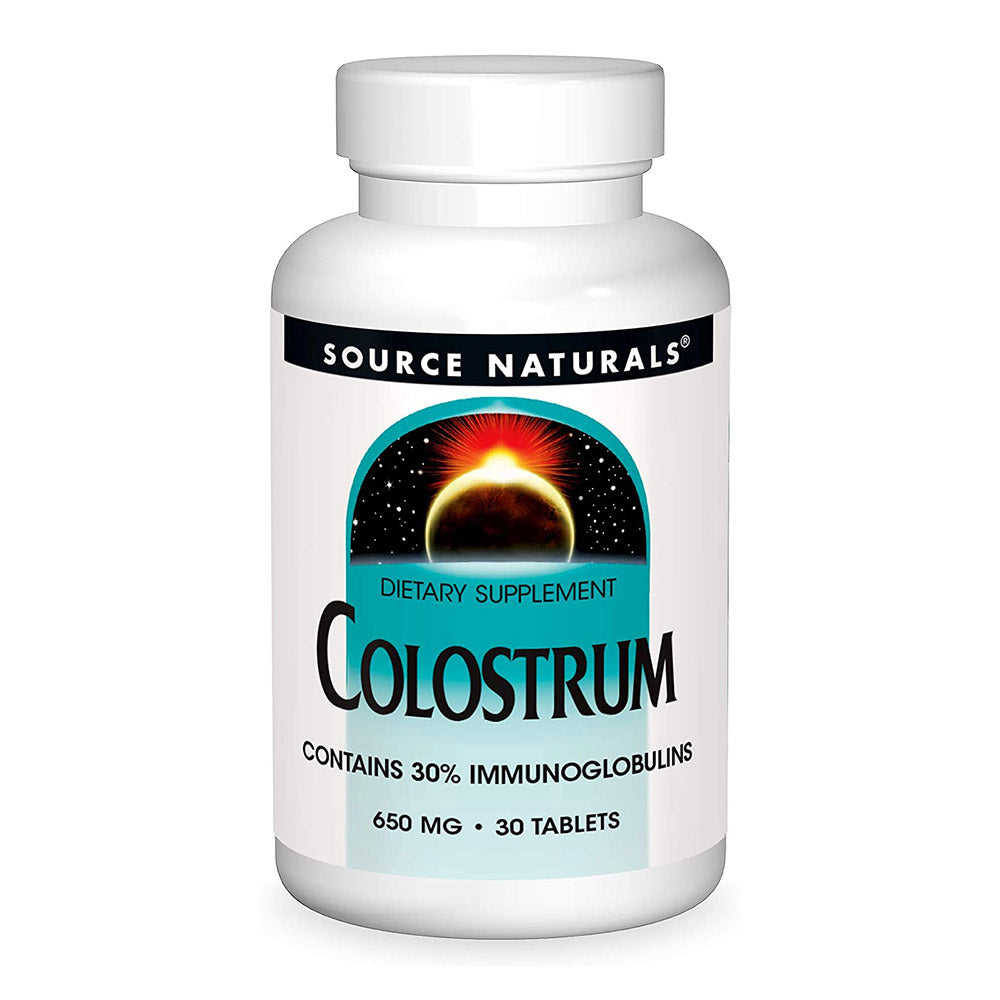 Colostrum, 650 mg, 30 Tablets - Source Naturals - Source Naturals