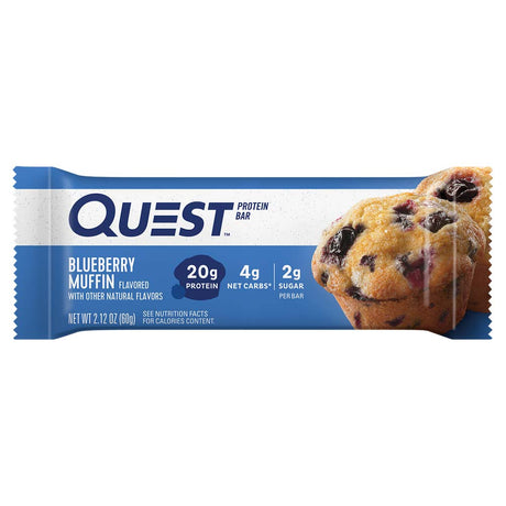 Quest Nutrition Blueberry Muffin Protein Bar, 1 Bar - Quest Nutrition