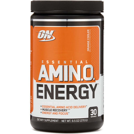 Optimum Nutrition Amino Energy, Orange Cooler, 30 Servings - Optimum Nutrition